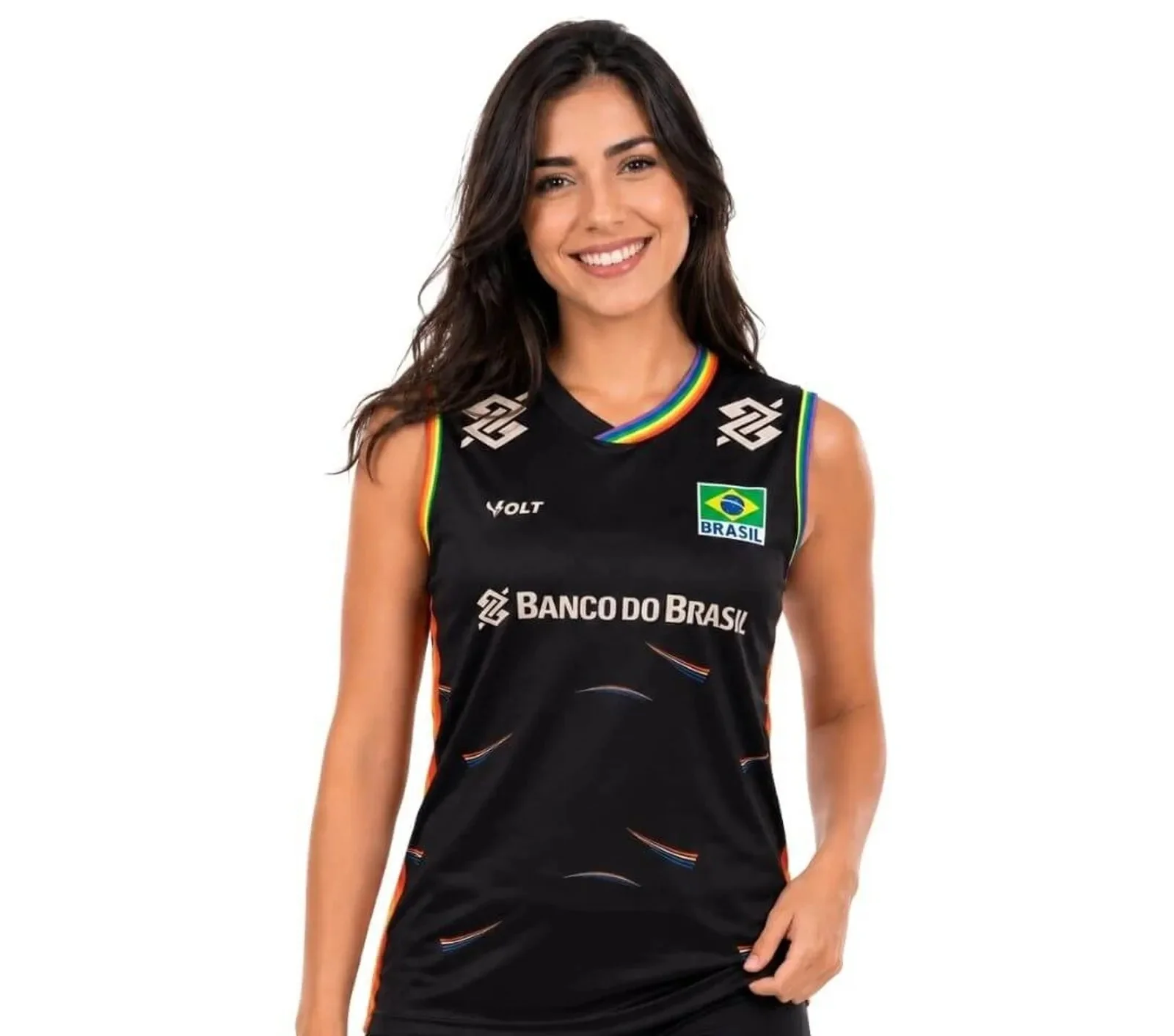 26/27 Familien-Partnerlook Oversized Brasilien Volleyball Ärmelloses Trikot Atmungsaktives Sport-Tanktop Y2K Streetwear Sportliches Freizeit-T-Shirt – Detail 8