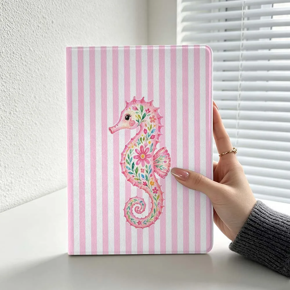 Pink Striped Dolphin Turtle For Lenovo Xiaoxin Lenovo Tab Pad Pro Plus K11 P12 M10 Legion Y900 Soft Inch Tablet Case Cover