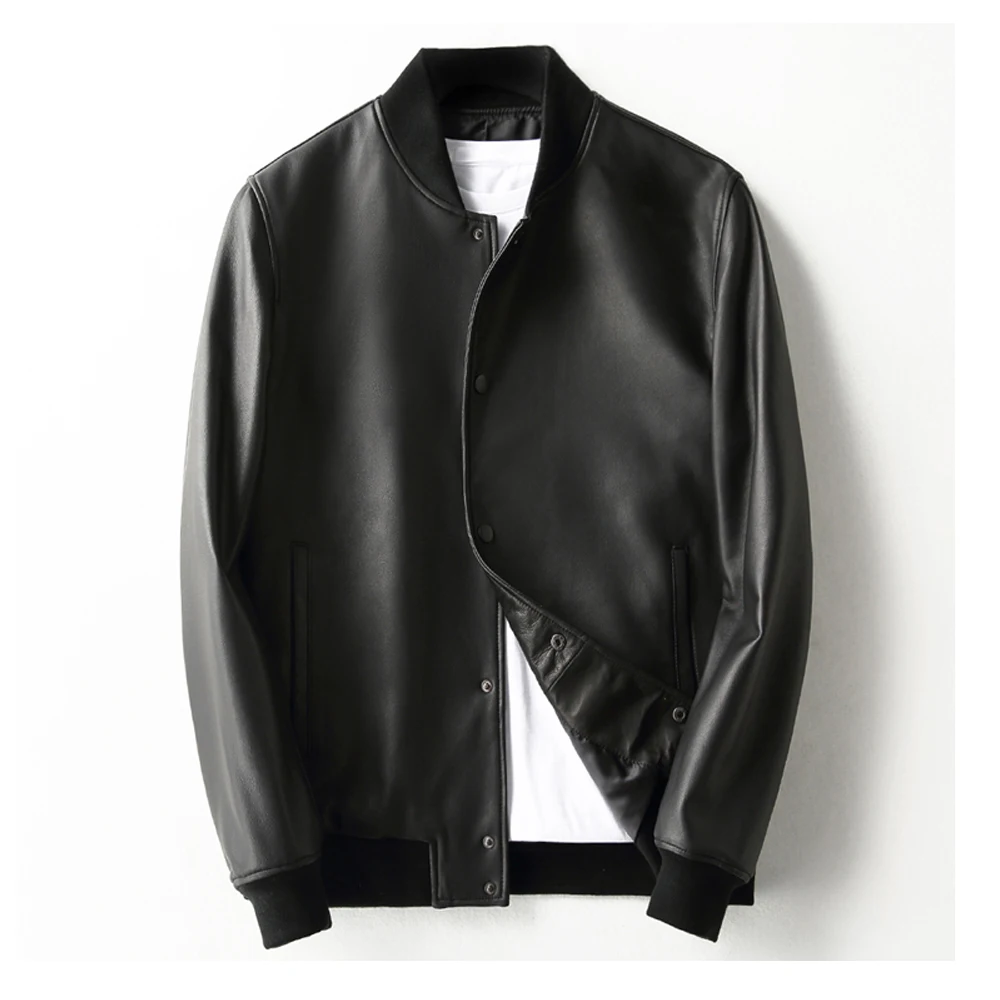 

kaifeisi 2025 new sheepskin male leather jacket men's short leather coat autumn and winter coat Leather clothing