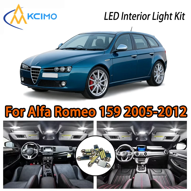 

KCIMO For Alfa Romeo 159 2005-2012 Premium LED Interior Kit - 2 Colors , Quick Installation, Long-Lasting