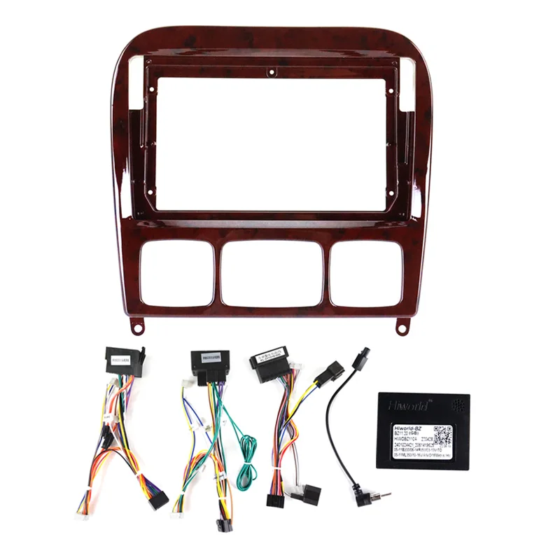 For  Mercedes Benz W220 S500 S280 S320 S350 S400 For Android Car Radio Panel Fascia Frame Optional Accessories Power Cord CANBUS