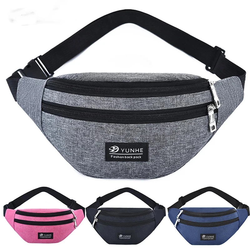 Waist Bags for Women Oxford Leisure Color Waist Bag Shoulder Crossbody Chest Bags Handbags All-match Messenger Belt Bags