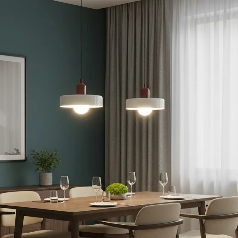 Nebulyth moderne nordique verre suspension avec LED Macaron couleur lustre pour salle à manger chambre cuisine suspension lampe