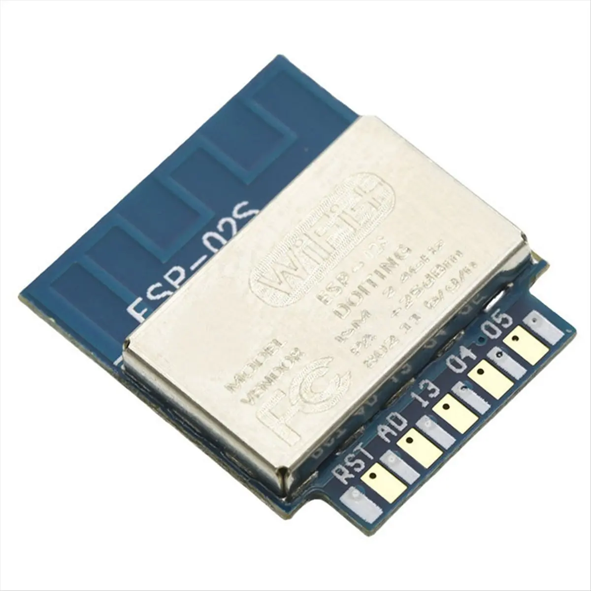 10 قطعة ESP-02S وحدة واي فاي المسلسل الذهبي إصبع حزمة ESP8285 نقل لاسلكي شفاف ل ESP8266 #3