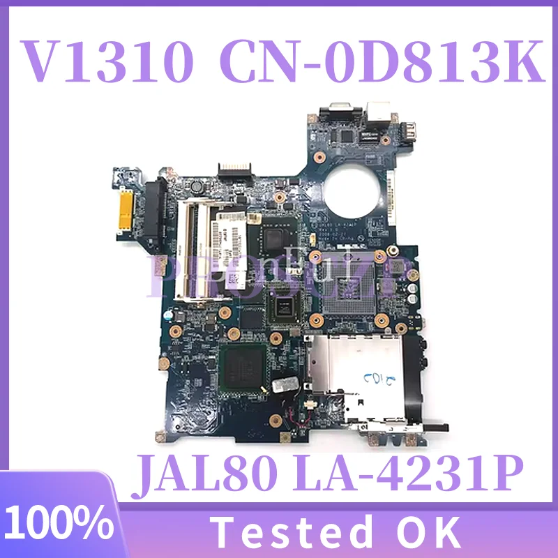 

JAL80 LA-4231P CN-0D813K 0D813K D813K Mainboard For Dell Vostro 1310 Laptop Motherboard G86-631-A2 100% Full Tested Working Well
