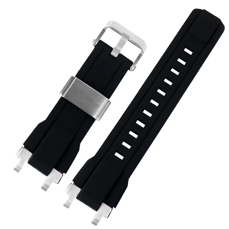 Men‘s Watch Accessories Band Replacement For Casio G-Shock MTG-B1000 G1000 Rubber Silicone Pin Buckle Bracelet