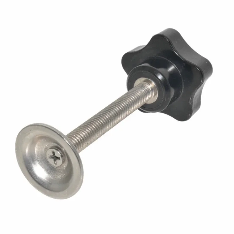 

Strongth Hand Knob Tightening Screws M8x 60 Knob M8x 60 Thread Screws Replacement for Electronic Equipment