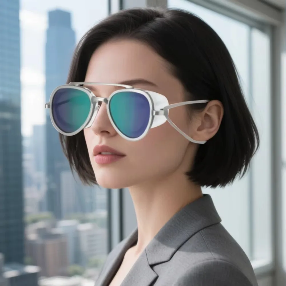 

Leak Proof Full-View Swim Goggles Adjustable Silicone Unisex Design Anti-Fog Swim Goggles Surfing Eyewear Full Angle