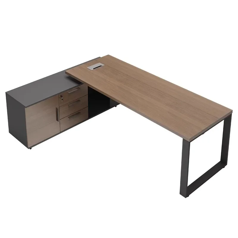 

Boss simple modern furniture, large class desk, financial supervisor, manager , single office table and chair combination