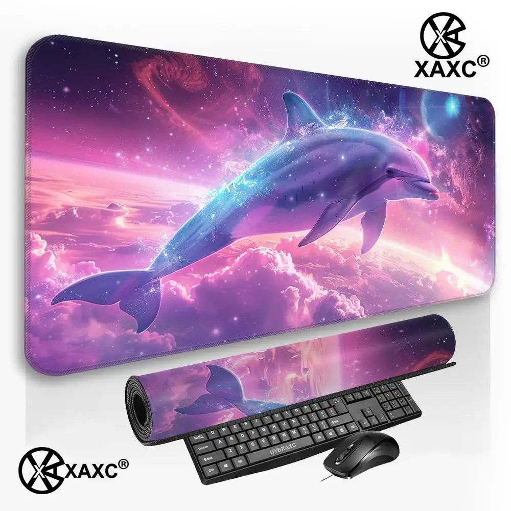 

Dolphin Mouse Pad large keyboard mouse desk pad non-slip rubber gaming mouse pad laptop mouse carpet