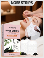 One Box Contains 20 Pore-cleansing Nose Strips, Blackhead-removing Nose Strips, and Pore-minimizing Nose Strips.