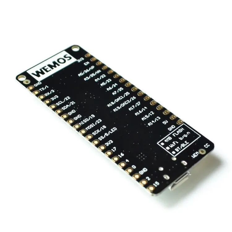 Módulo sem fio Bluetooth, ESP8266 ESP32, ESP32S para WeMos Mini D1, WiFi, baseado em ESP-WROOM-32, Modo Dual Core, CPU