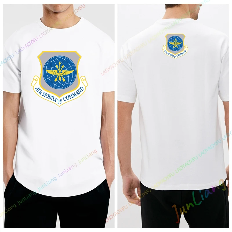 USAF Military USA 100% Cotton New Usaf Logo Cool Us Army Force Marines Men's Clothing Original Mens T- Shirts Graphic Tee Y2k