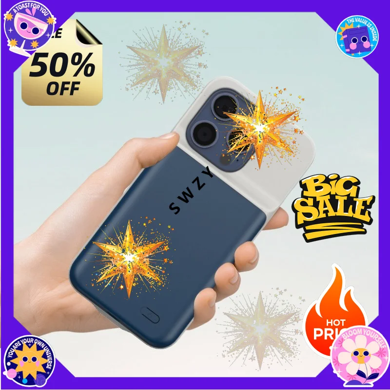 SWZY Battery Charger Case For iPhone XS Max XR 7 8 Plus SE2 For iPhone 16 15 Pro Max 13 14 Pro 12 Mini Power Bank Charging Case