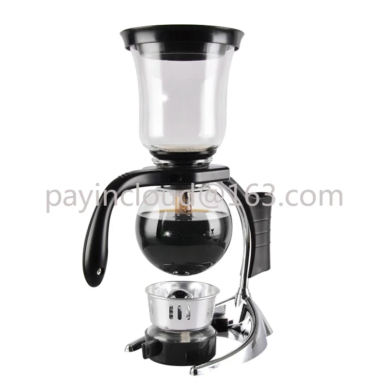 

Siphon Coffee Pot Manual Coffee Making Machine 3-Person Model Glass Siphon Syphon