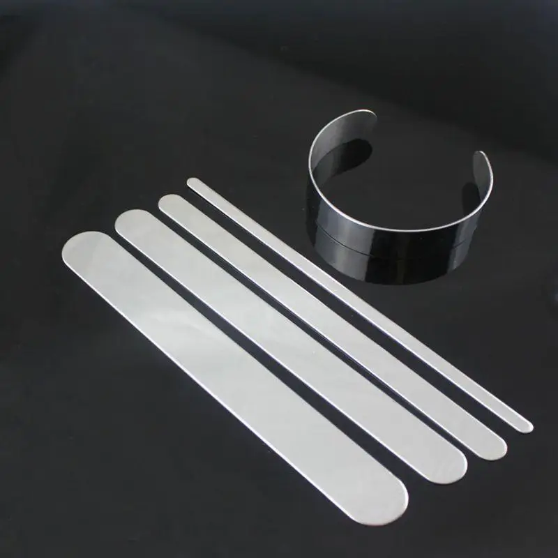 A52E 10Pcs/set Bracelet Bending Rod Jewelry Tool for Stamping Bangle 5/10/15/20mm