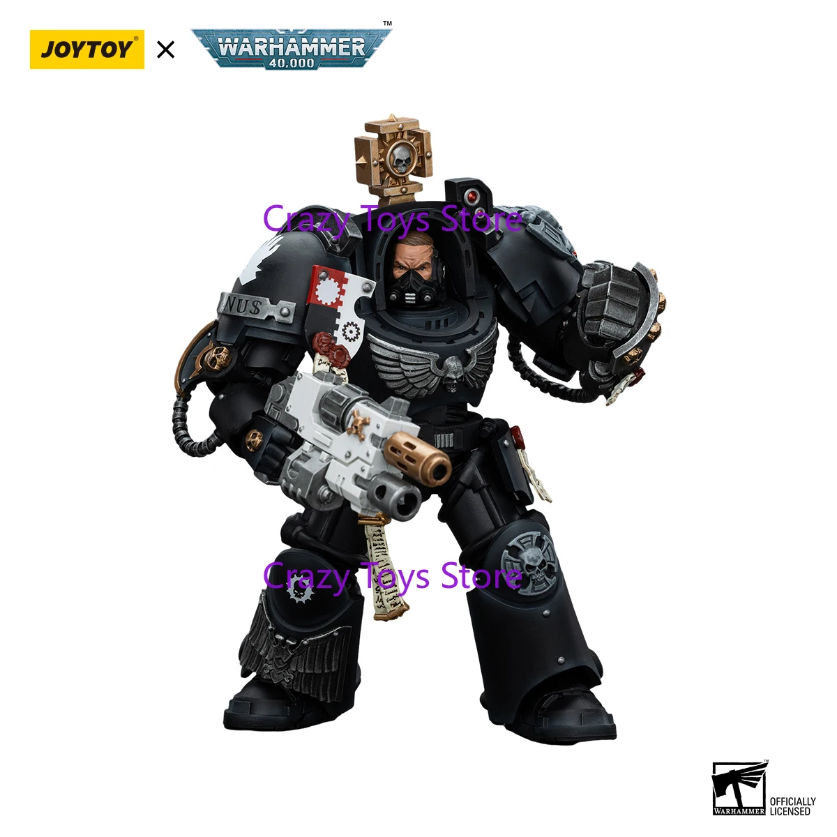 

В наличии JOYTOY Warhammer 40K 1/18 фигурка Капитан Железные руки носить терминатор доспехи модель подарок для мальчика Коллекционная игрушка