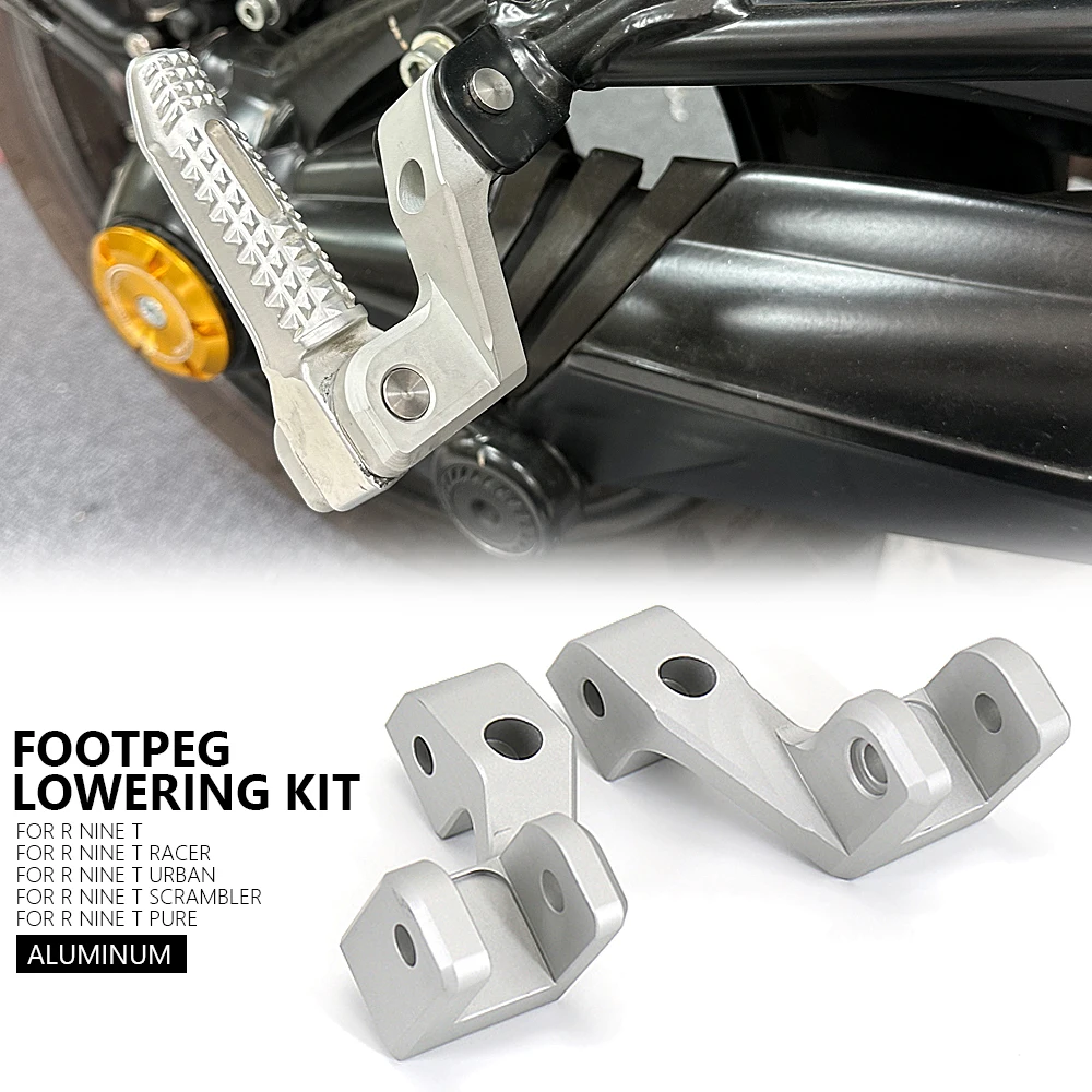 

Motorcyle Passenger Footpeg Lowering Kit Footrest Relocation For BMW RnineT RNINET Urban R NINE T Scrambler R NineT Pure R9T