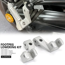 Motorcyle Passenger Footpeg Lowering Kit Footrest Relocation For BMW RnineT RNINET Urban R NINE T Scrambler R NineT Pure R9T
