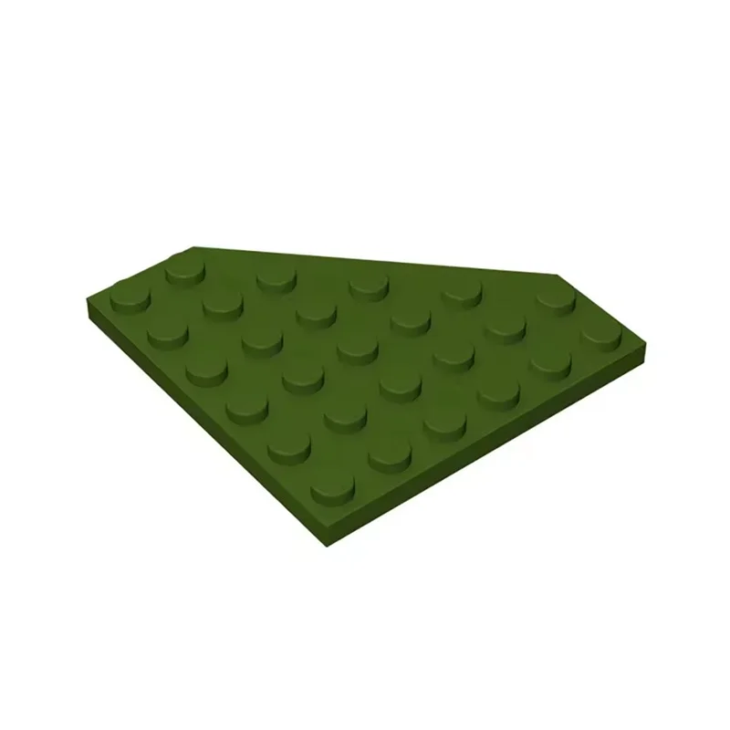 Kit de blocs de construction de plaques compensées 6106, 10 pièces, 6x6, panneau d'angle coupé, briques, particules, jouets éducatifs de bricolage, cadeaux d'anniversaire pour enfants