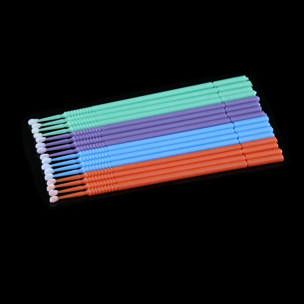 400Pcs Mixed Disposable Dental Applicators Colorful Dental Lab Long Micro Nylon Brush Teeth Whitening Oral Dentist Accessories