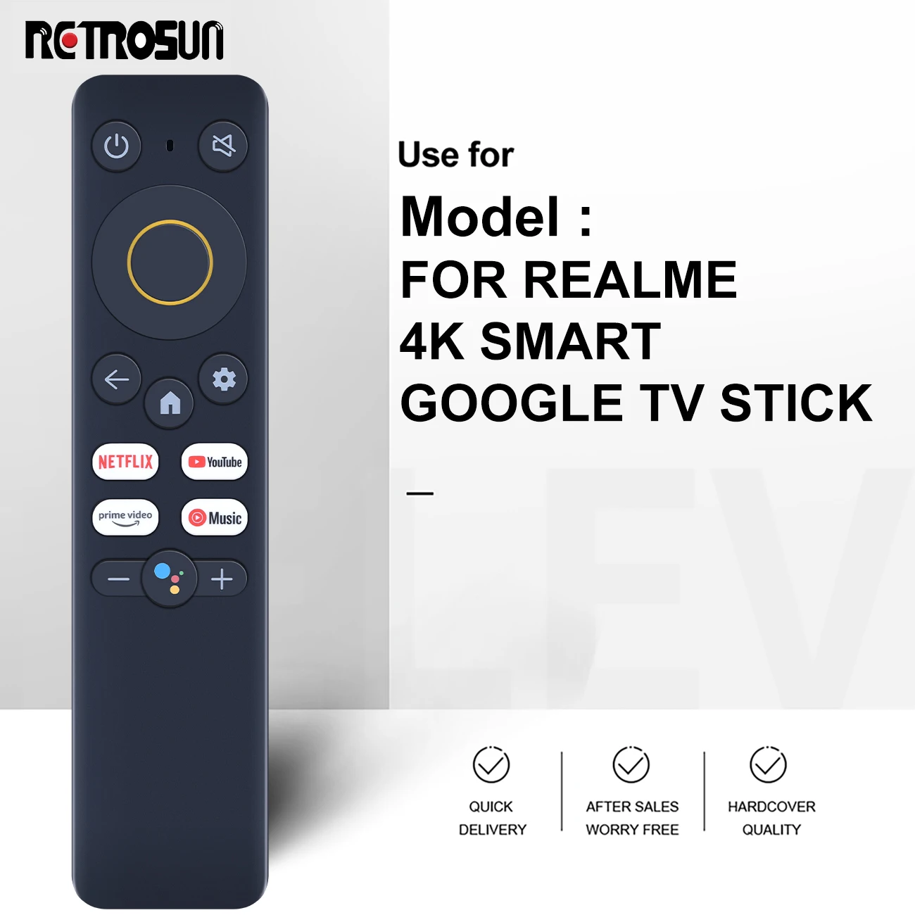 New Bluetooth Voice Original Remote Control CD20 For Realme TV Stick 4K Review Smart for Google TV Stick