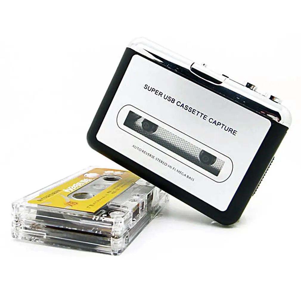 

Cassette to MP3 Converter Cassette Player Capture Audio Music Player Convert Tape Cassette on tape to Laptop USB Dropshipping