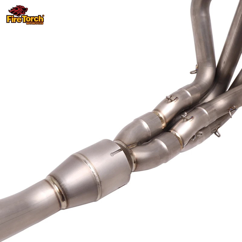 Slip-On For KAWASAKI Z1000SX Ninja1000SX Z1000 SX 2020-2023 Motorcycle Titanium Alloy Exhaust Escape Moto Front Middle Link Pipe