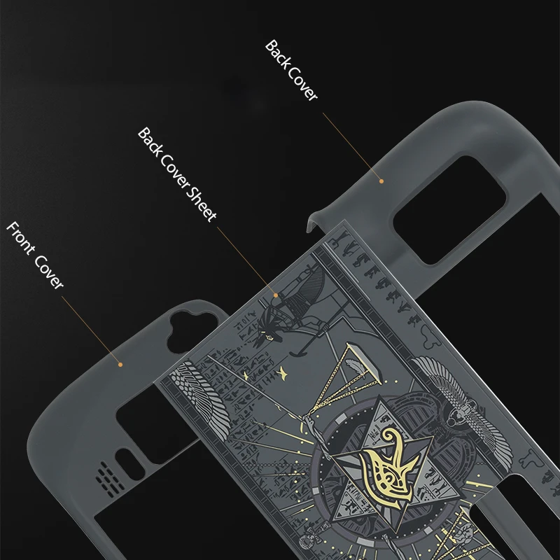 GeekShare-funda protectora para cubierta de vapor, cubierta trasera de disipación de calor, accesorios para consola de juegos, Egipto, El País Misterioso