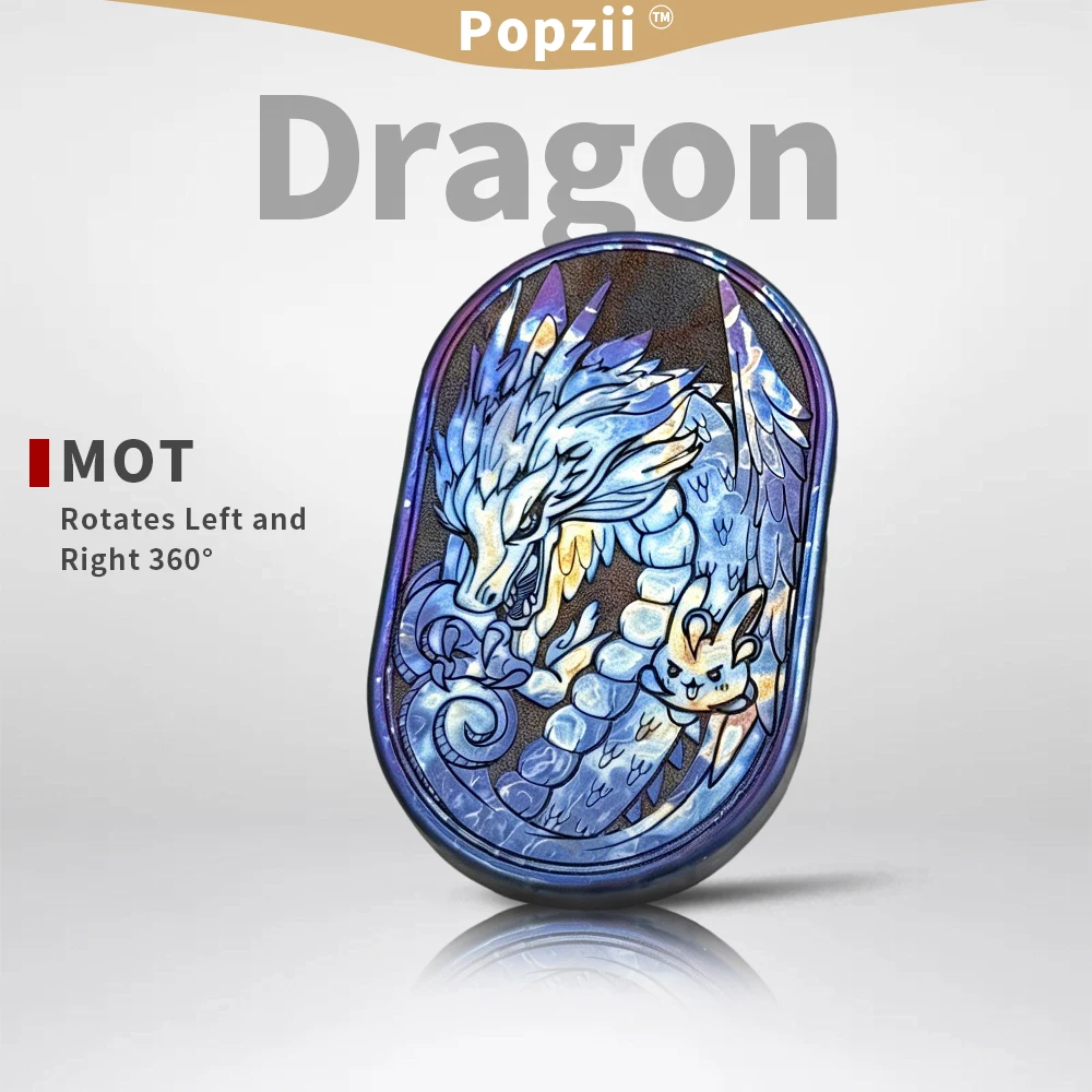 

MOT Storm Titanium Dragon EDC вращается на 360 градусов влево и вправо ° Механическая многоорбитальная игрушка-слайдер для снятия стресса