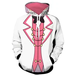 Anime Lucifer Morningstar Cosplay Hoodie Print 3D Uniforms Unisex Party Costume Jacket Polyester Casual Outwear FALL Sportswear