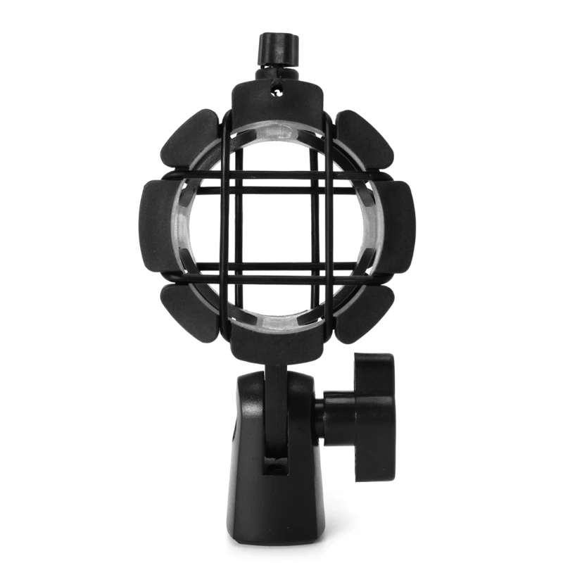NB04 Handheld Condenser Microphone Shock Mount Bracket Clip Mic Holder Stand