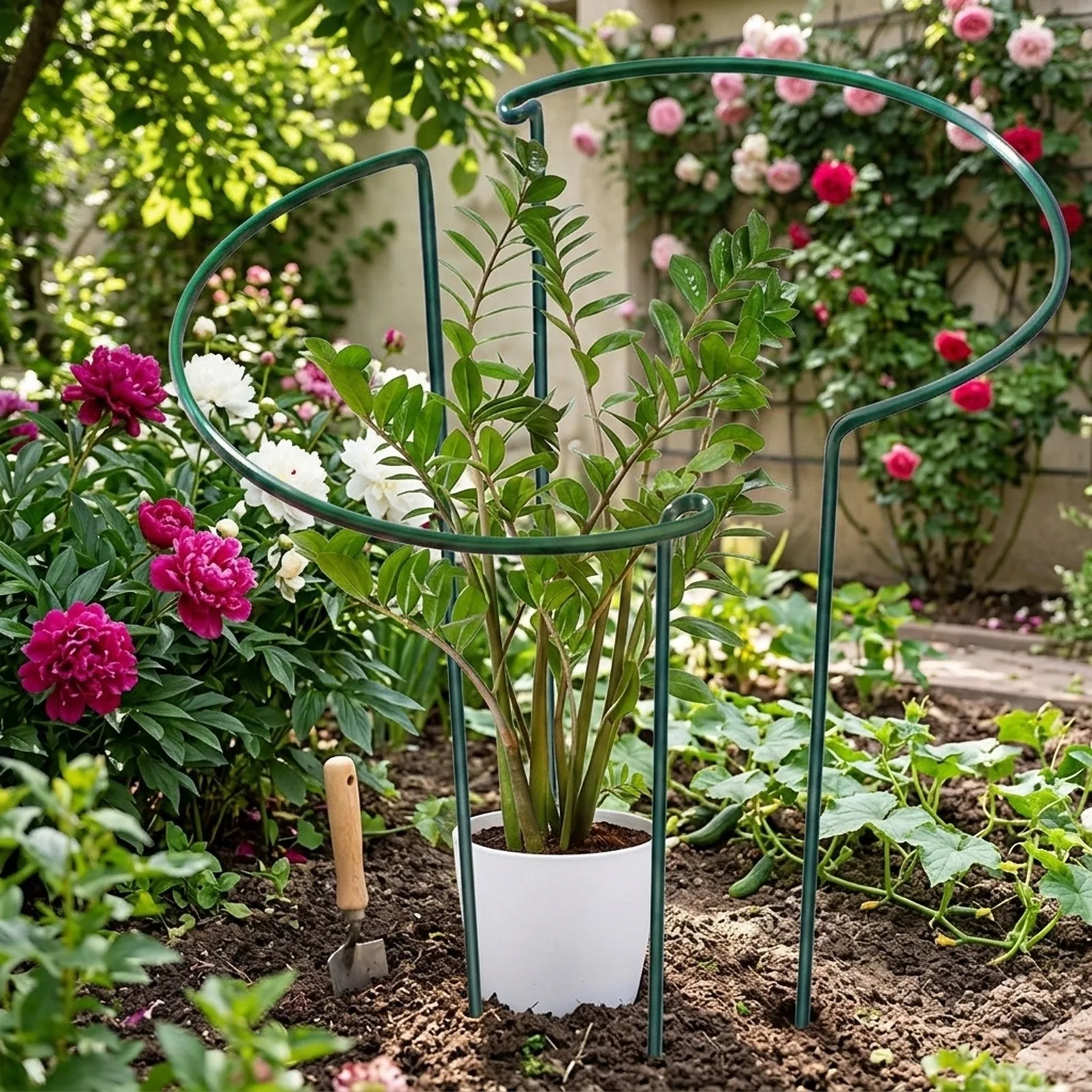 Easy Installation And Storage Plant Support Stakes Garden Installation Vegetables Flowers Sturdy Support Frame