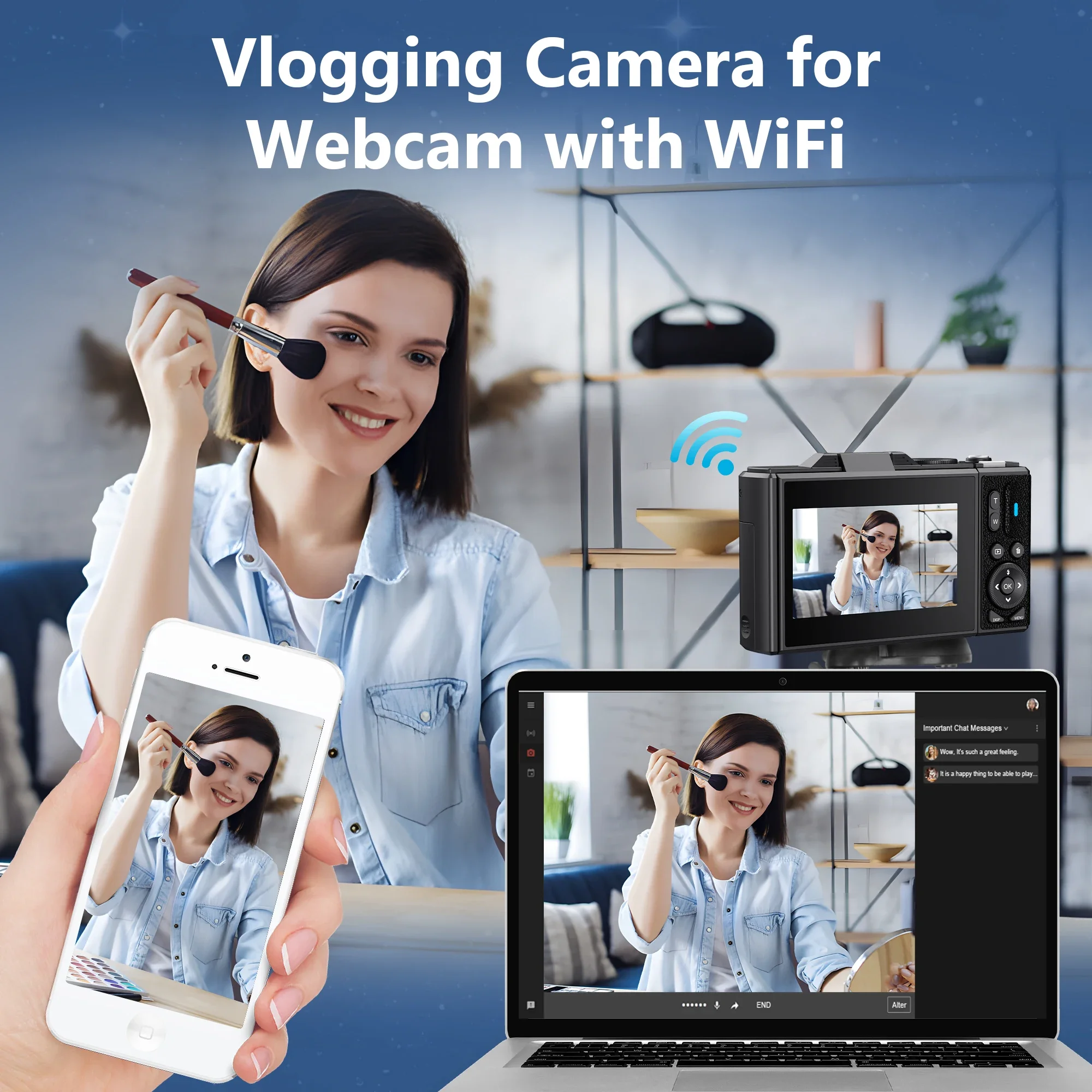 كاميرا تصوير رقمية 5K HD 75MP 18X تكبير رقمي عتيق مضاد للاهتزاز مسجل فيديو مدونة فيديو 180 °   كاميرا ويب يوتيوب بشاشة الوجه