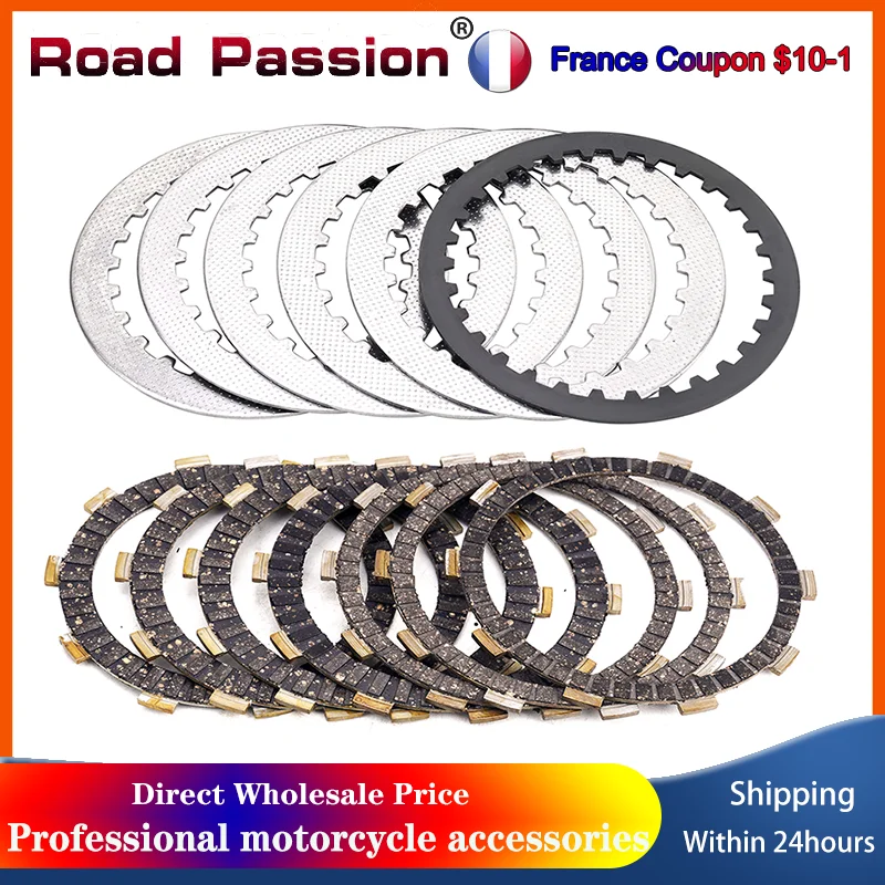 Kit de plaques de friction et de plaques en acier pour moto Road Passion, pour RC250 250 RC390 RC 390 Adventure 90232011000 90232211000