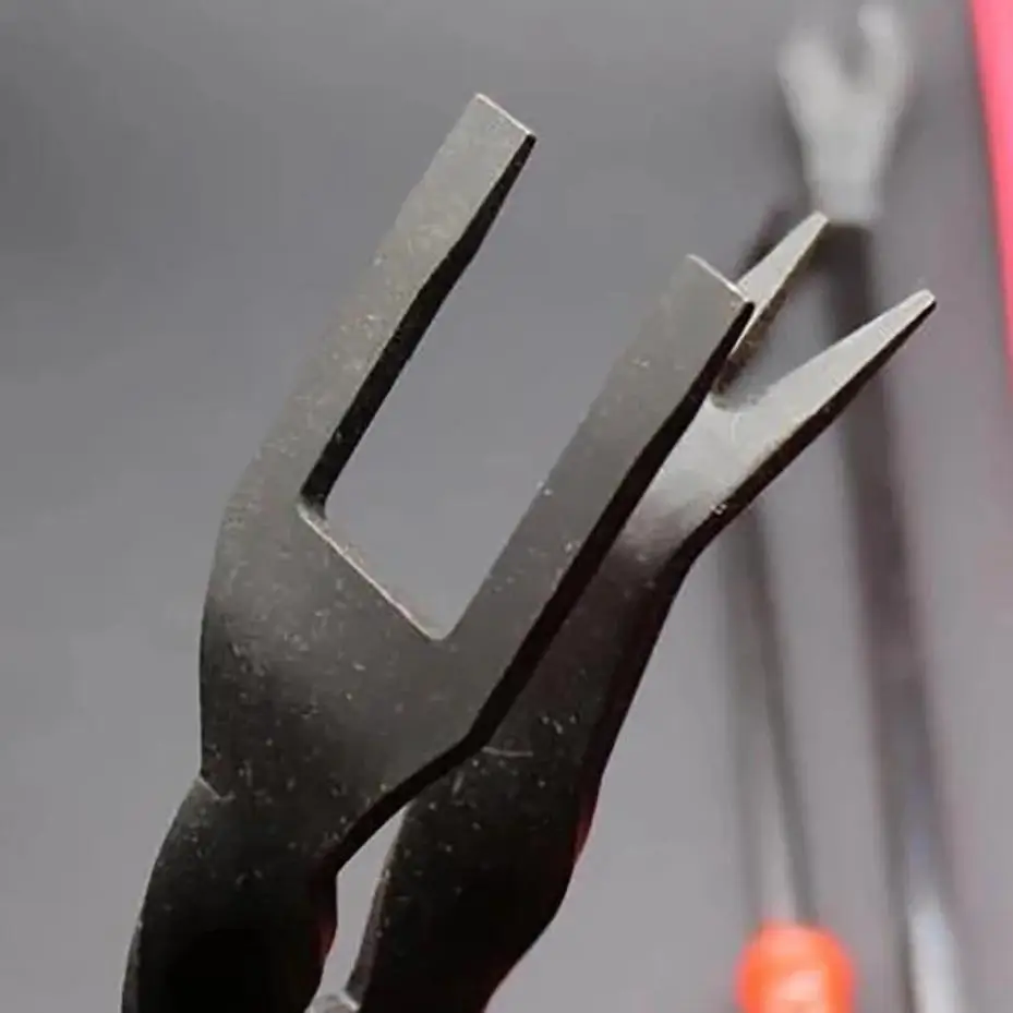 1 Pcs Red Handle Headlight Separation Pliers Disassembly Tool Rubber Buckle Screwdriver Pry Plate Modification Tool