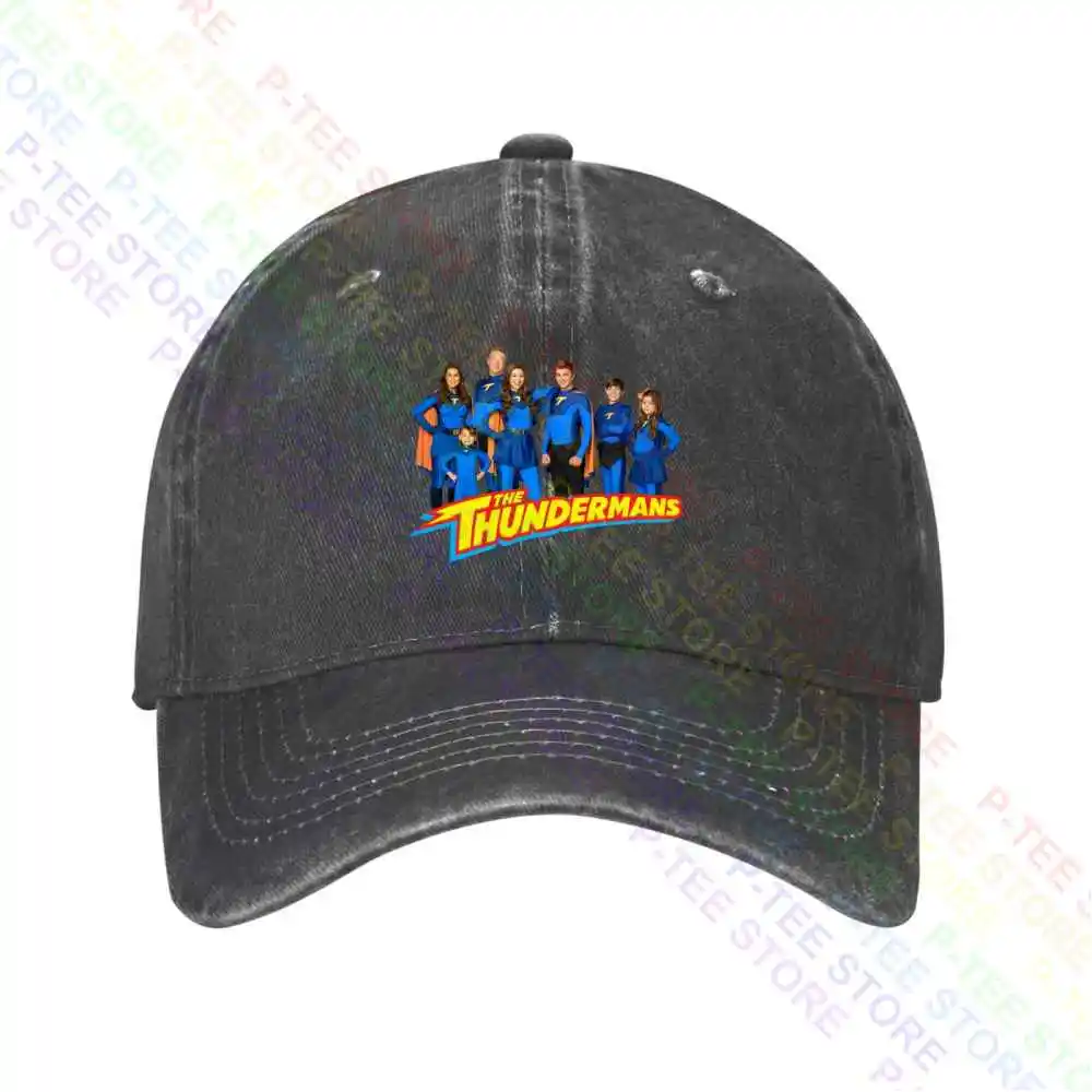 The Thundermans Family Group Shot Logo Baseball Cap Snapback Caps Knitted Bucket Hat