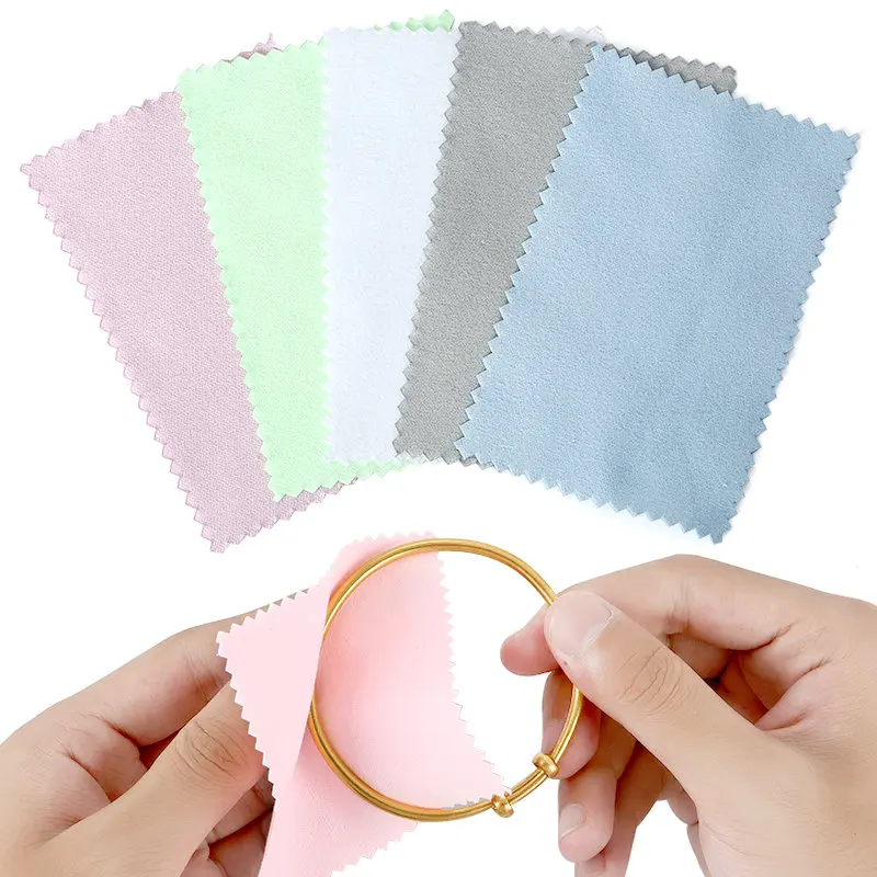 

10-50pcs Silver Polishing Cloths Jewelry Cleaning Cloth Soft Clean Wipes Non Toxic Tarnish Remover for Jewelry Coins Watcch 2030