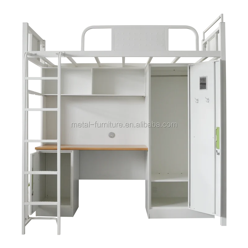 Dormitory Bunk Bed ,bunk bed with desk and wardrobe,bunk beds with study table