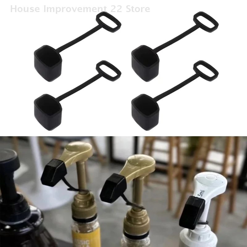 5/10 PCS Caffè Sciroppo Pompa Punta Tappo Coperture Versatore Cap Sciroppo Coperture Tappi In Silicone Adatto Per Pompa Sciroppo, Versare Dispenser