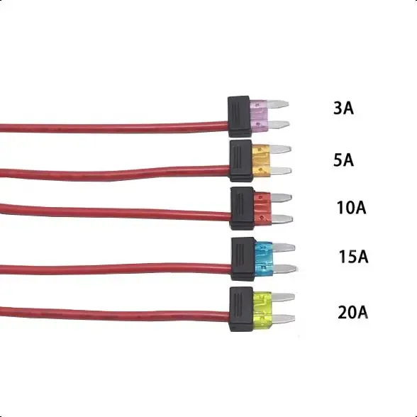 【10-5PCS】3A 5A 10A 15A 20A Car Fuse Holder Add-a-circuit TAP Adapter Mini ATM APM Blade MINI Simple Safety Device
