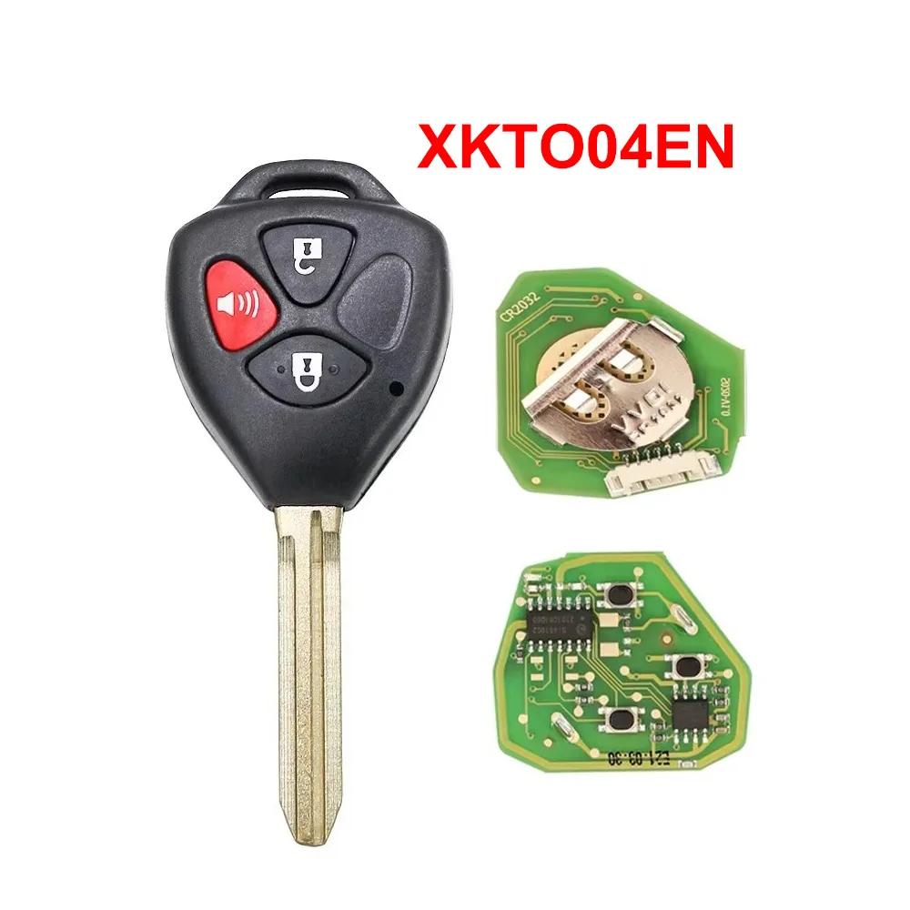 5pcs/lot Xhorse XK Series Wire Universal Remote Key XKTO02EN XKTO03EN XKTO04EN XKTO05EN For Toyota Style for VVDI2 / VVDI Min