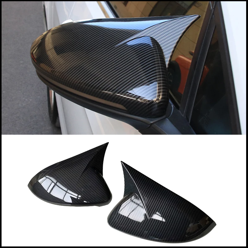 

Car Styling For VW Volkswagen Golf 7 MK7 MK7.5 GTI R GTE GTD 2013~2019 Side Rearview Mirror Cover Cap Trim With Horn Accessory