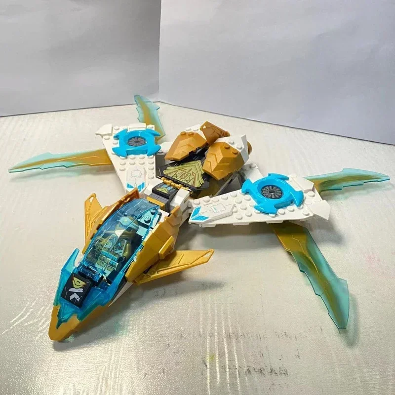 Golden Dragon Jet fighter model building block toys Christmas gifts Birthday gifts - view 2