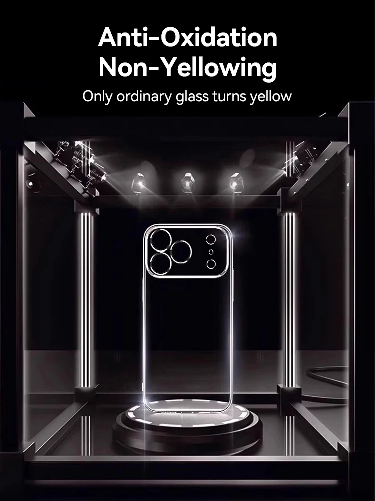 حافظة شفافة من Joyroom لهاتف iPhone 17 Pro Max، غطاء شفاف مضاد للسقوط، غير أصفر، مقاوم للصدمات، غطاء نحيف للغاية لحماية الشاشة #6