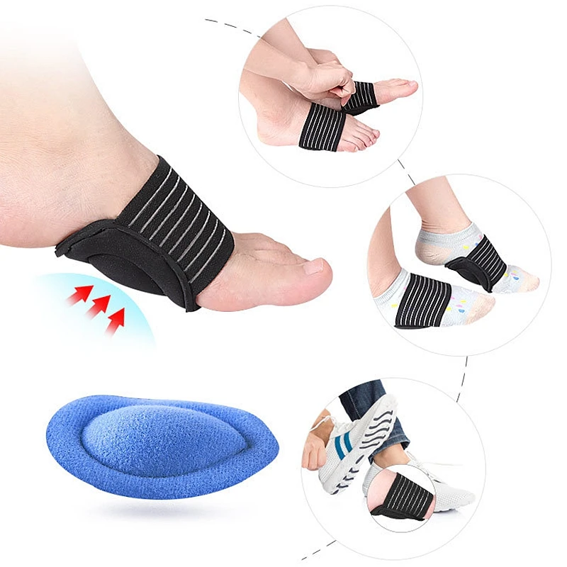 Fabric Gel Metatarsal Ball Of Foot Insoles Pads Cushions Forefoot Pain Support Front Foot Pad Feet Foot Care Tool Orthope