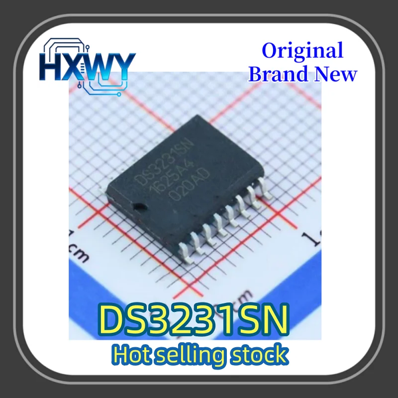 (5/50pcs) DS3231SN DS3231N SMD SOP16 M Real-Time Clock Module Chip IC Brand New In Stock Original and Authentic Fast Shipping