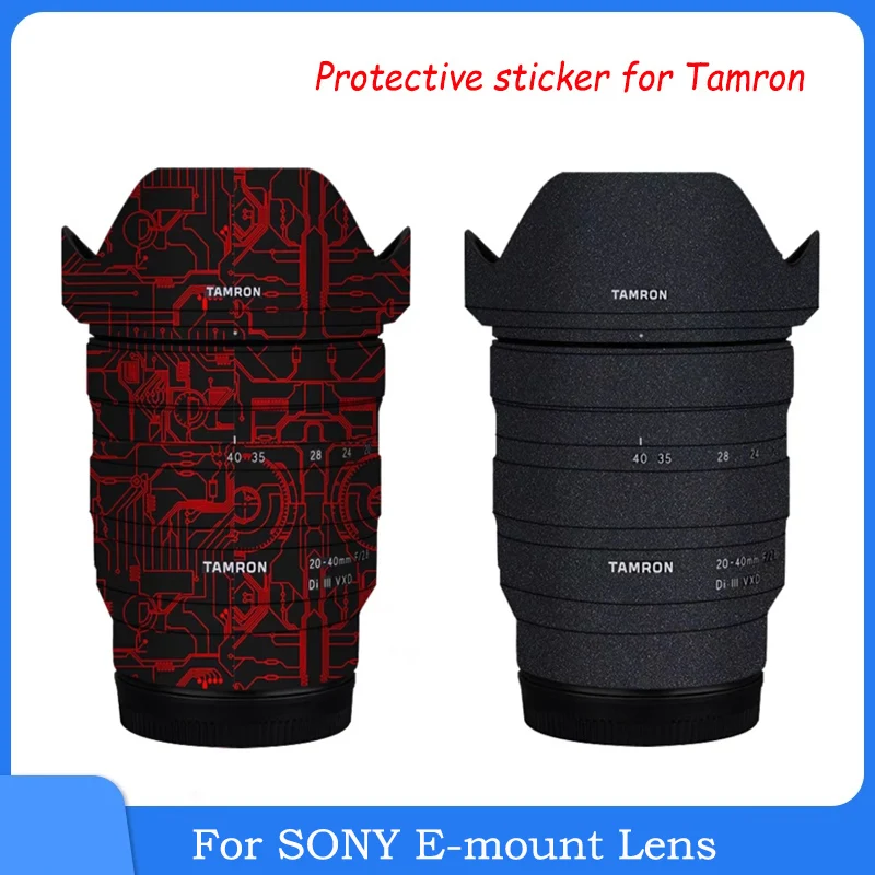 For Tamron 28-200mm F2.8 RXD 18-300 28-75mm F/2.8 Di III VXD G2 28-75 A036 Decal Skin Sticker Film Camera Lens  For Sony E Mount