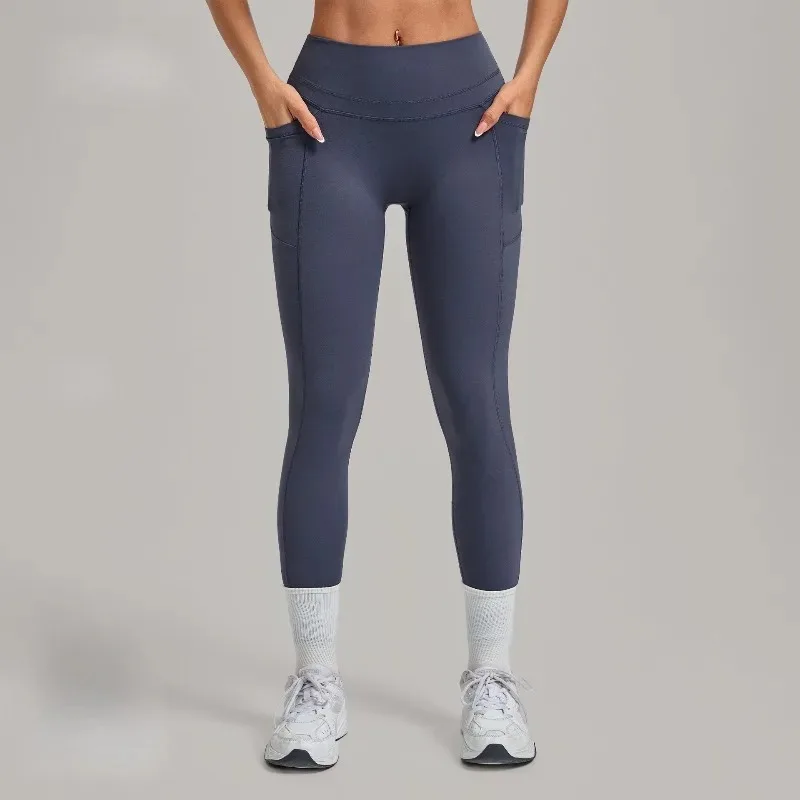 Women's Seamless Yoga Leggings Pants Sports Fitness Hips Lift High Waist Training Trousers Training Workout Gym Leggings