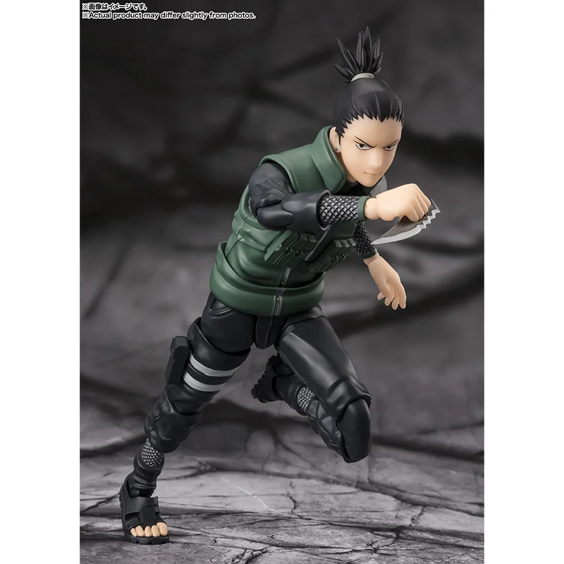 متوفر في المخزون الأصلي بانداي S.H.Figuarts SHF Shikamaru نارا بريليانت ستراتيجيست أنيمي عمل جمع أرقام نموذج اللعب